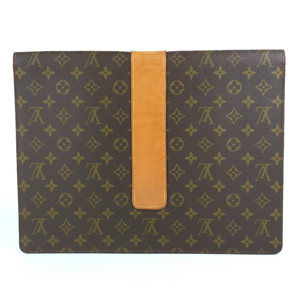LOUIS VUITTON Clutch bag Monogram canvas Brown Monogram Posh Diplomat Homme