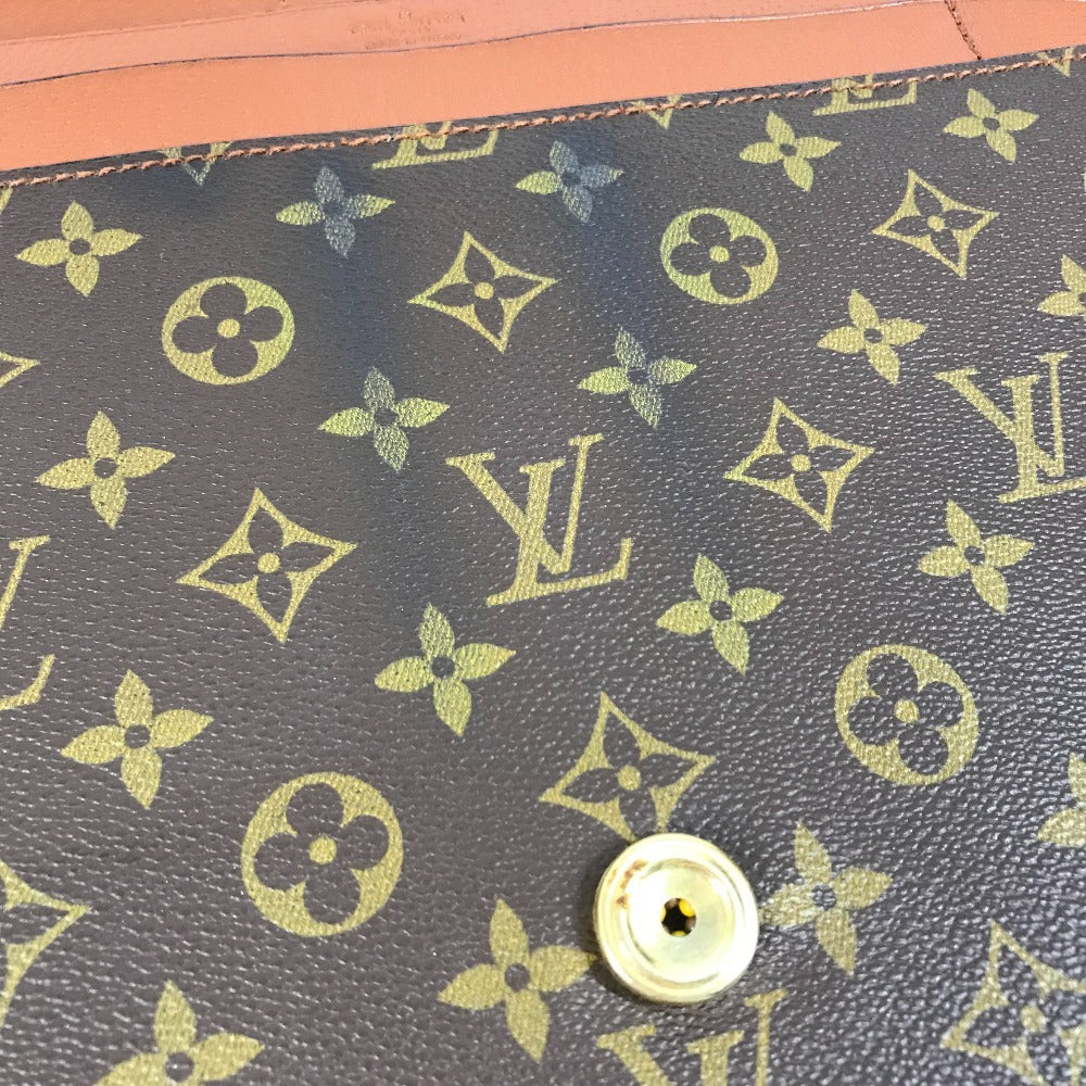 LOUIS VUITTON Clutch bag Monogram canvas Brown Monogram Posh Diplomat Homme