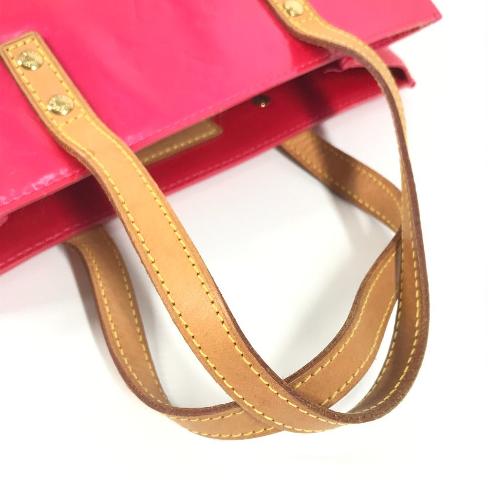 LOUIS VUITTON Tote Bag M91227 Monogram Vernis pink Monogram Vernis Lead MM Lead MM