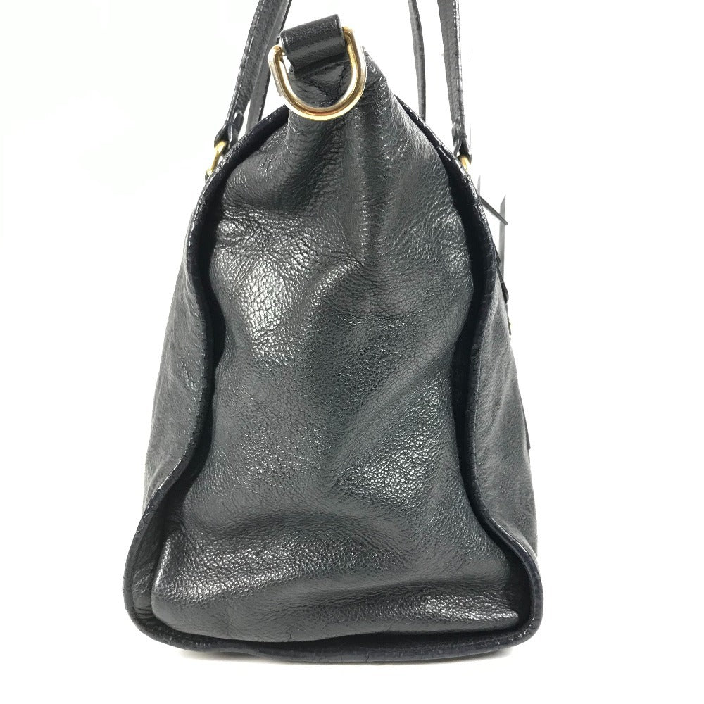 LOUIS VUITTON Tote Bag M93410 Monogram Ann Platt Leather Navy Monogram Ann Platt Luminews PM Luminews PM