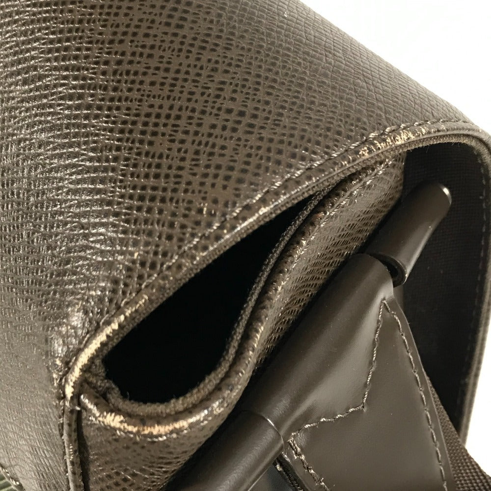 LOUIS VUITTON Shoulder Bag M30148 Taiga Leather, Nylon Brown Taiga Victor