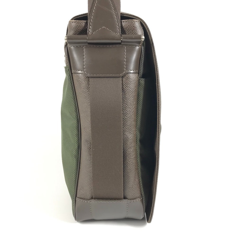 LOUIS VUITTON Shoulder Bag M30148 Taiga Leather, Nylon Brown Taiga Victor