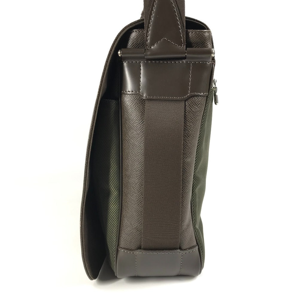 LOUIS VUITTON Shoulder Bag M30148 Taiga Leather, Nylon Brown Taiga Victor