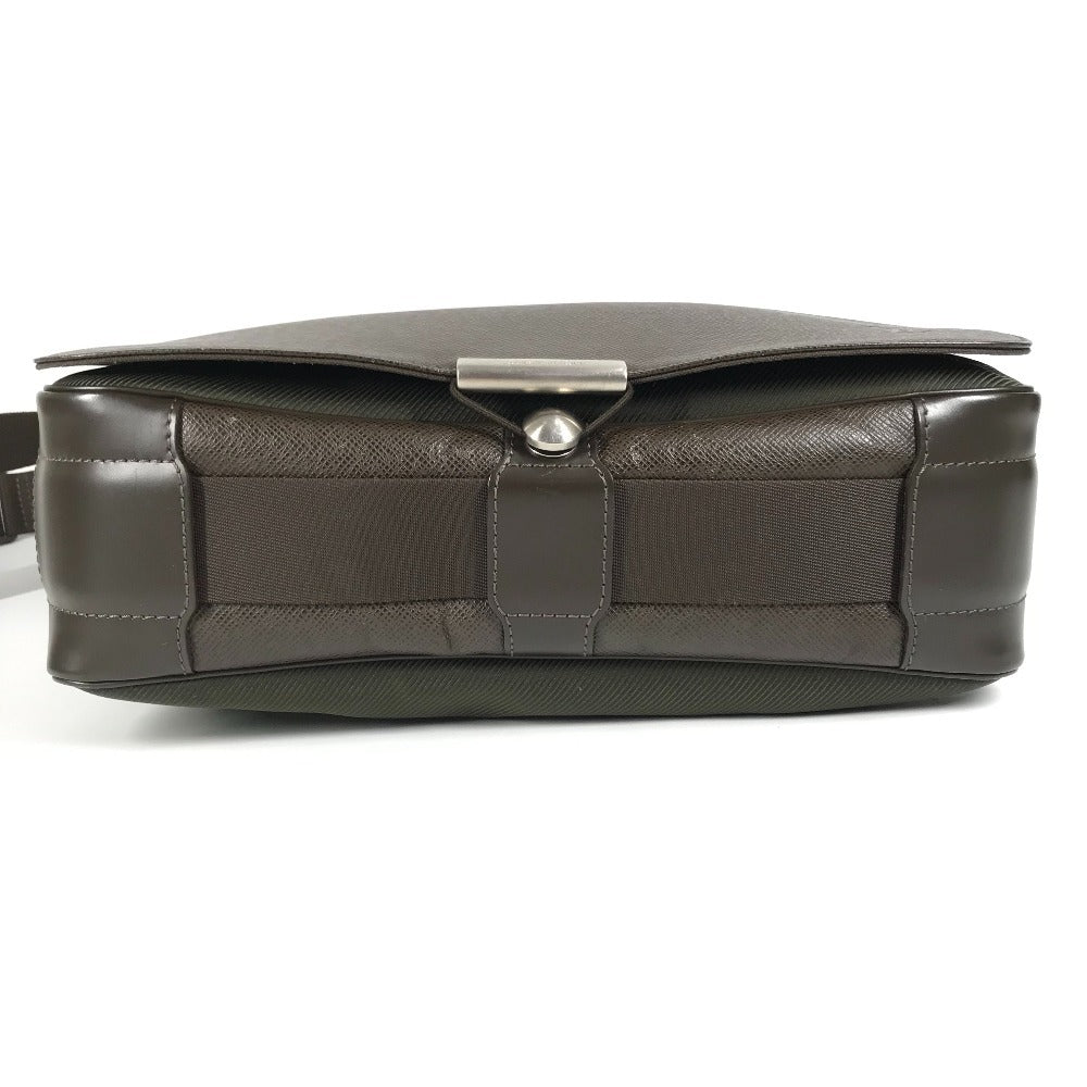 LOUIS VUITTON Shoulder Bag M30148 Taiga Leather, Nylon Brown Taiga Victor