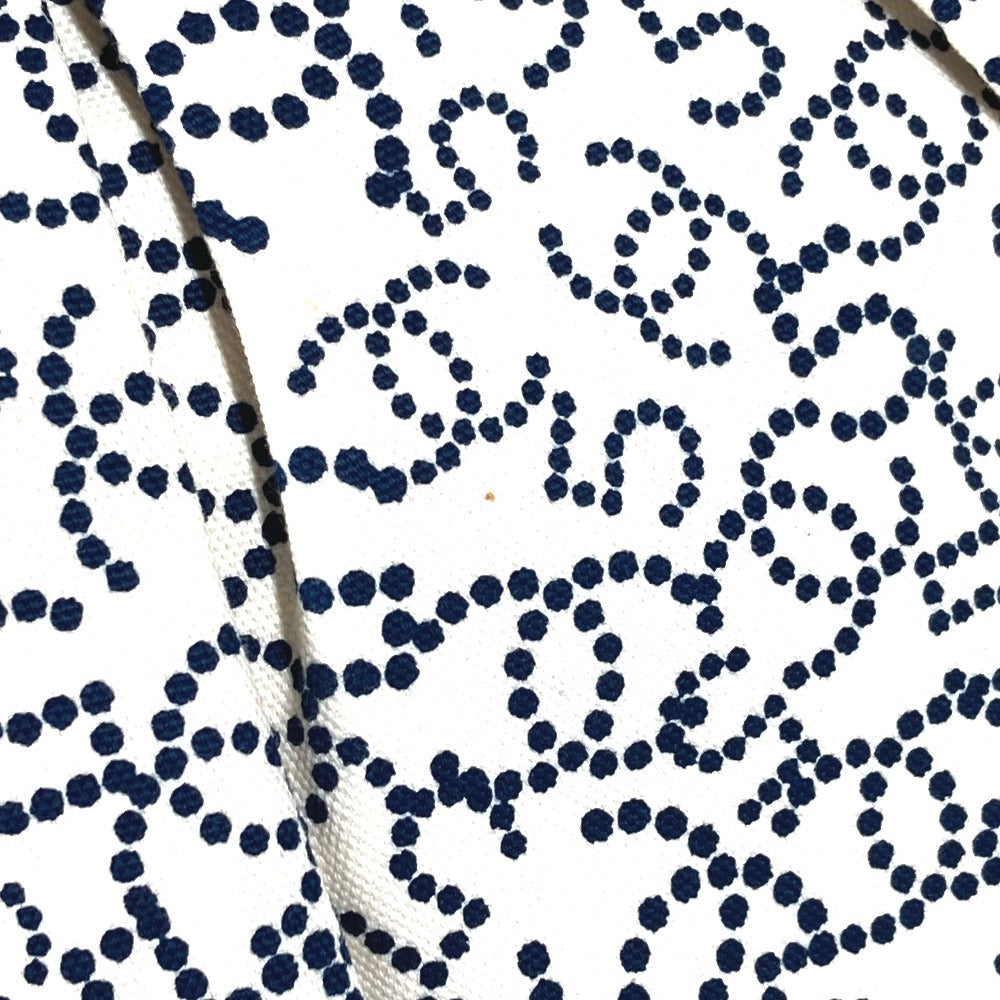 CHANEL Handbag canvas white Arabesque