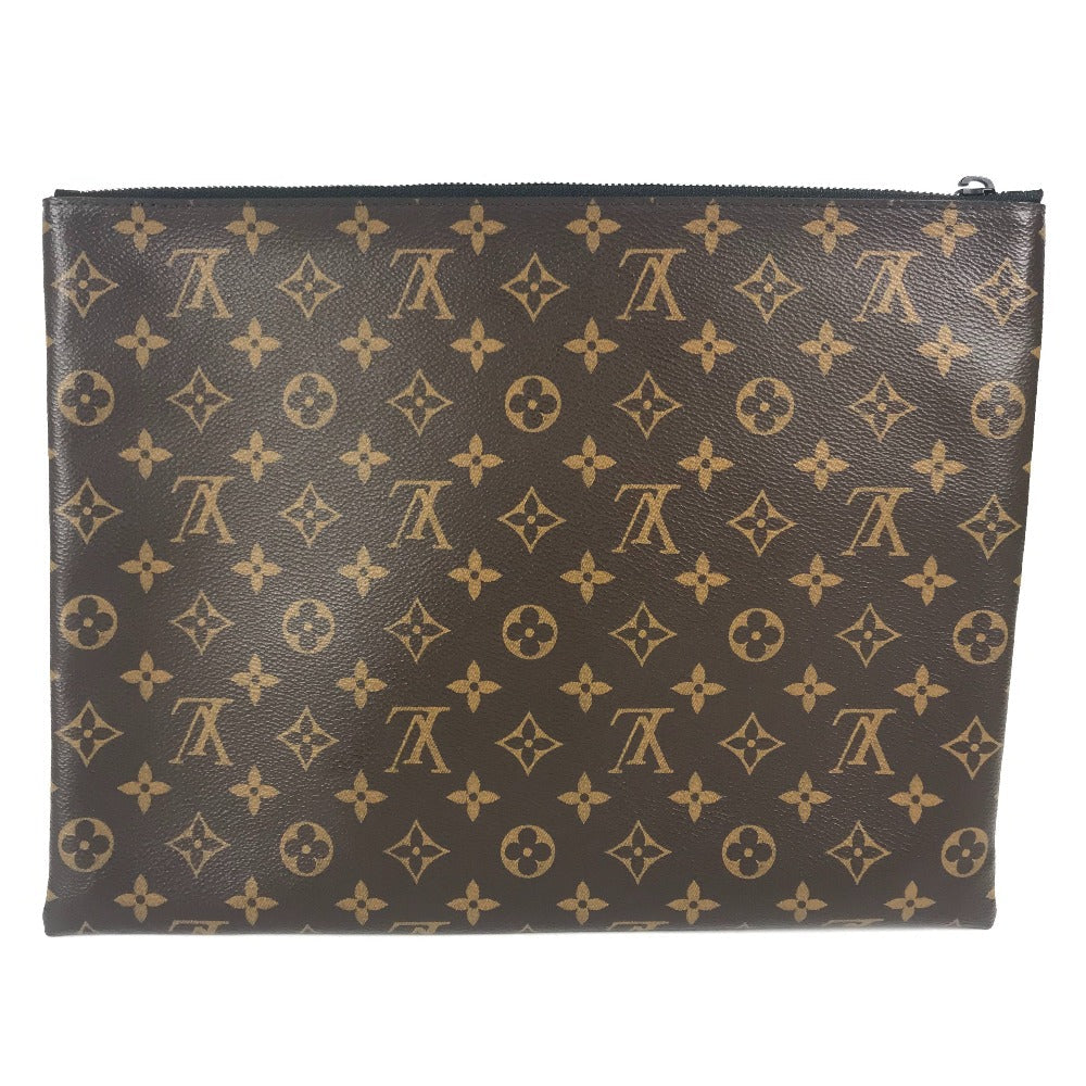 LOUIS VUITTON Clutch bag M44484 Monogram canvas Brown Monogram Solar Powered Ray Pochette A4