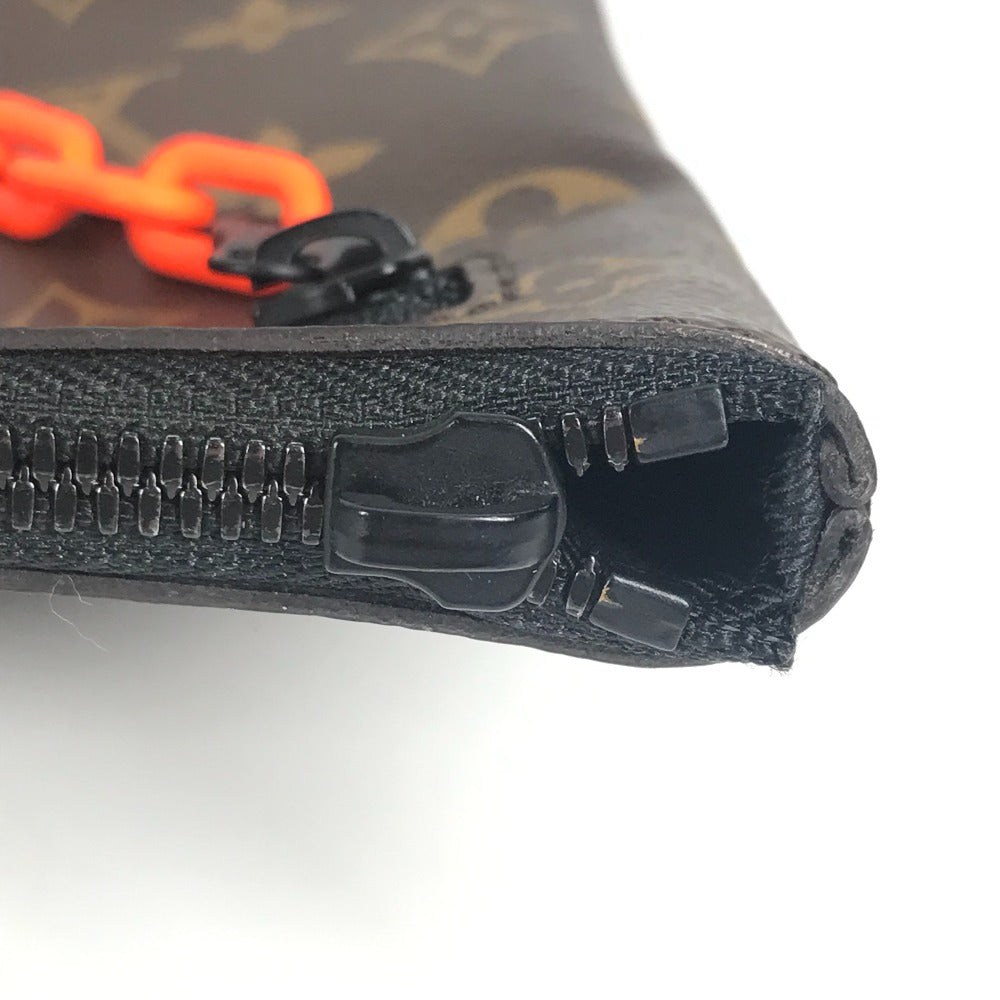 LOUIS VUITTON Clutch bag M44484 Monogram canvas Brown Monogram Solar Powered Ray Pochette A4