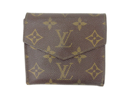 LOUIS VUITTON Bifold Wallet M61660 Brown beige gold Portonebi (old type)