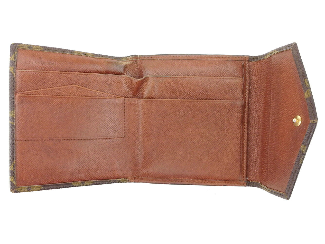 LOUIS VUITTON Bifold Wallet M61660 Brown beige gold Portonebi (old type)