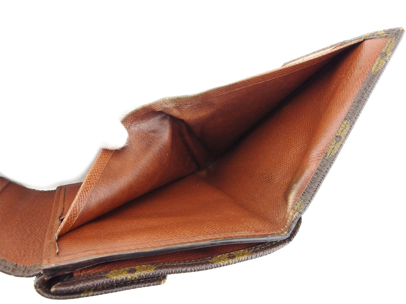 LOUIS VUITTON Bifold Wallet M61660 Brown beige gold Portonebi (old type)