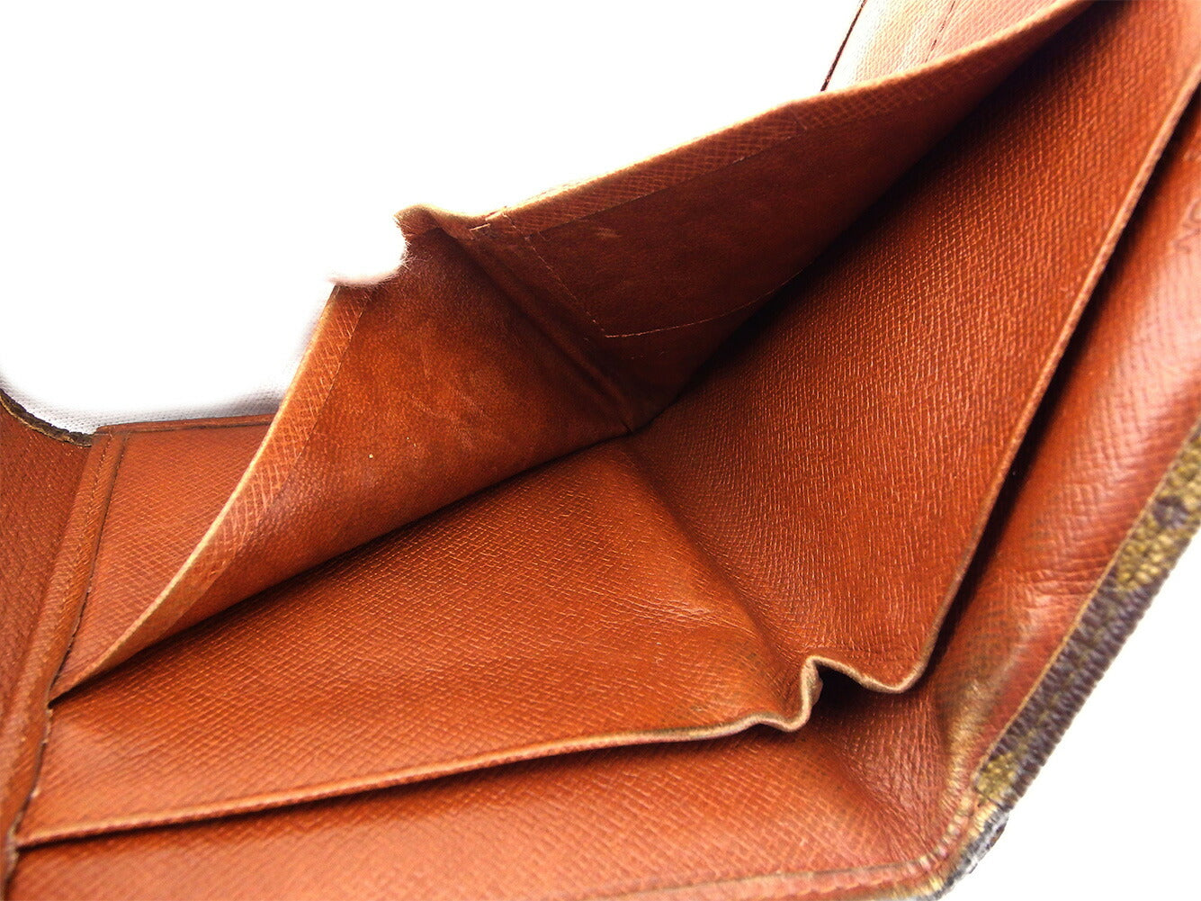 LOUIS VUITTON Bifold Wallet M61660 Brown beige gold Portonebi (old type)