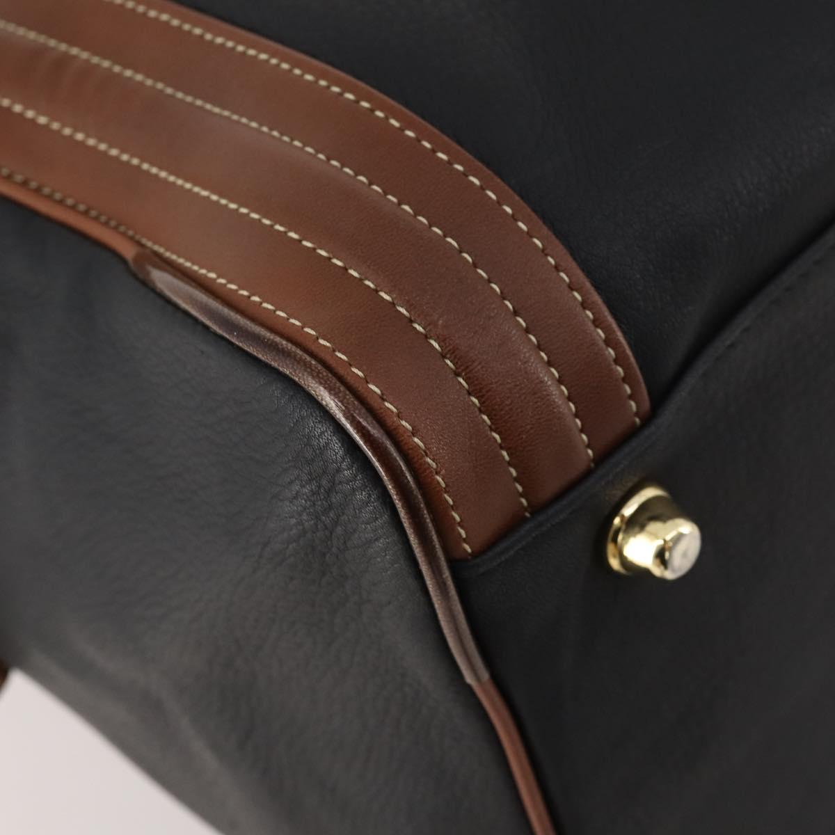 BALENCIAGA Boston Bag Leather Black Gold