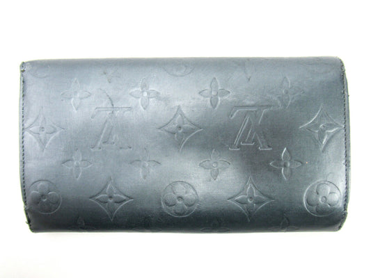 LOUIS VUITTON Long Wallet Purse M65105 blue Porte Tresor