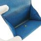 LOUIS VUITTON Bifold Wallet M63485 blue Porte Monnaie Billets Cartes Credit