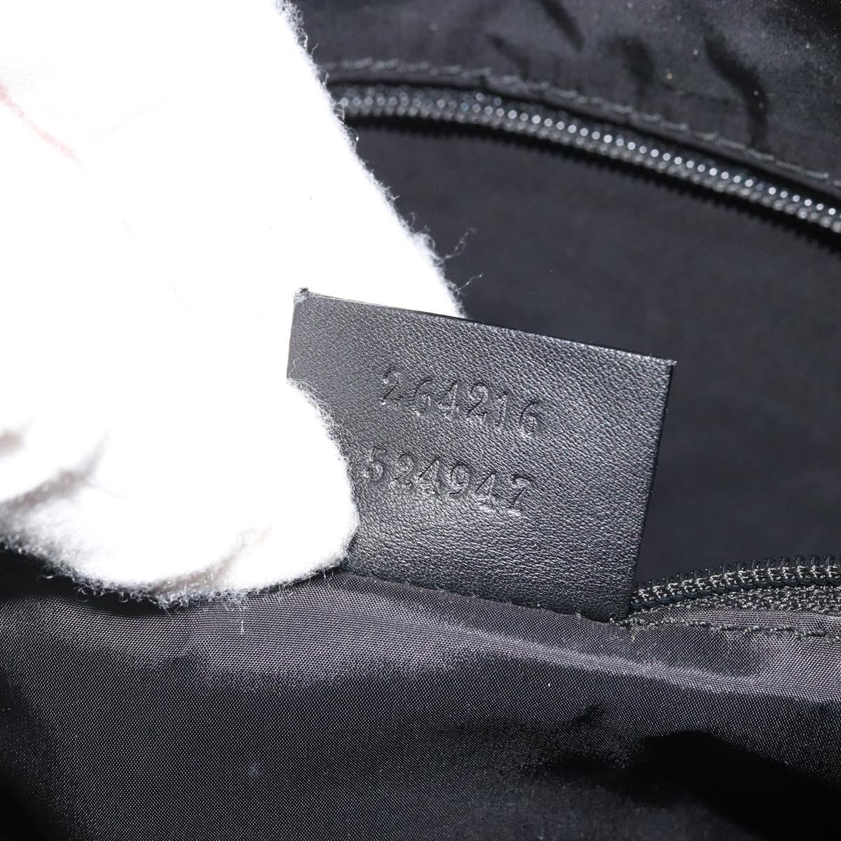 GUCCI GG Canvas Hand Bag Black