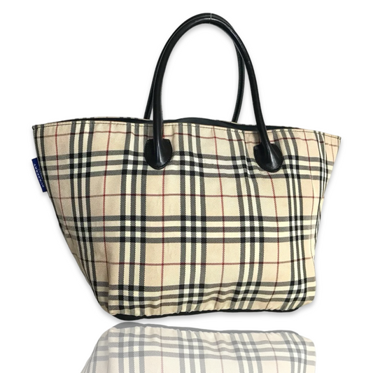 BURBERRY BLUE LABEL NOVA CHECK TOTE