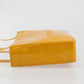 CHANEL Tote Bag Patent Leather Orange CC