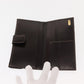 FENDI Zucca Canvas Long Wallet Black Brown