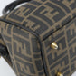 FENDI Zucca Canvas Boston Bag PVC Brown Black