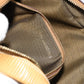 FENDI Shoulder Bag Leather Beige Gold