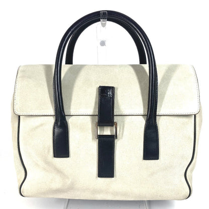 GUCCI Handbag 000 0844 Suede / leather black vintage logo