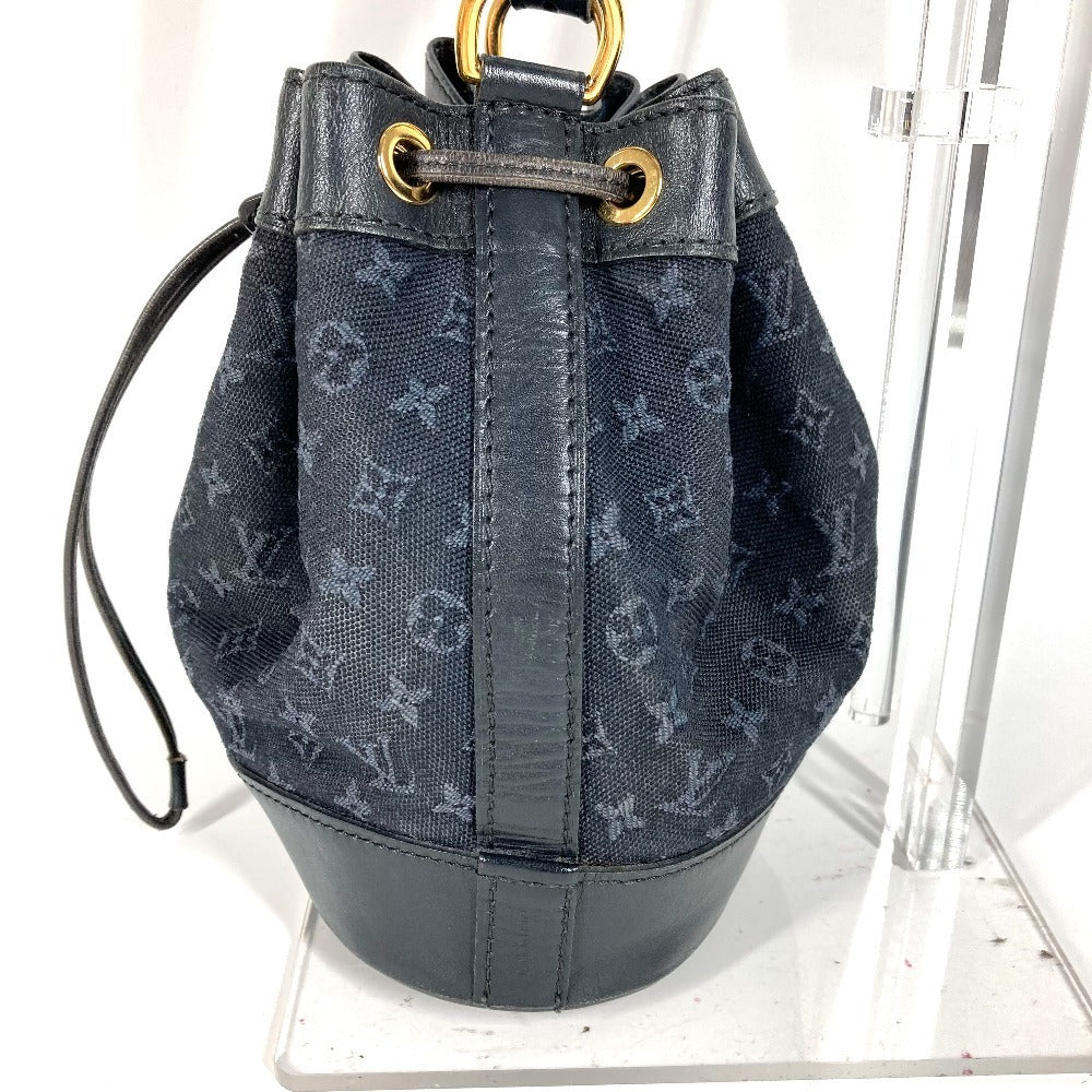 LOUIS VUITTON Shoulder Bag M92687 Monogram mini canvas Navy Monogram mini Noelie