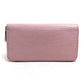 LOUIS VUITTON Long Wallet Purse M41740 Epi Leather pink Epi Zippy wallet