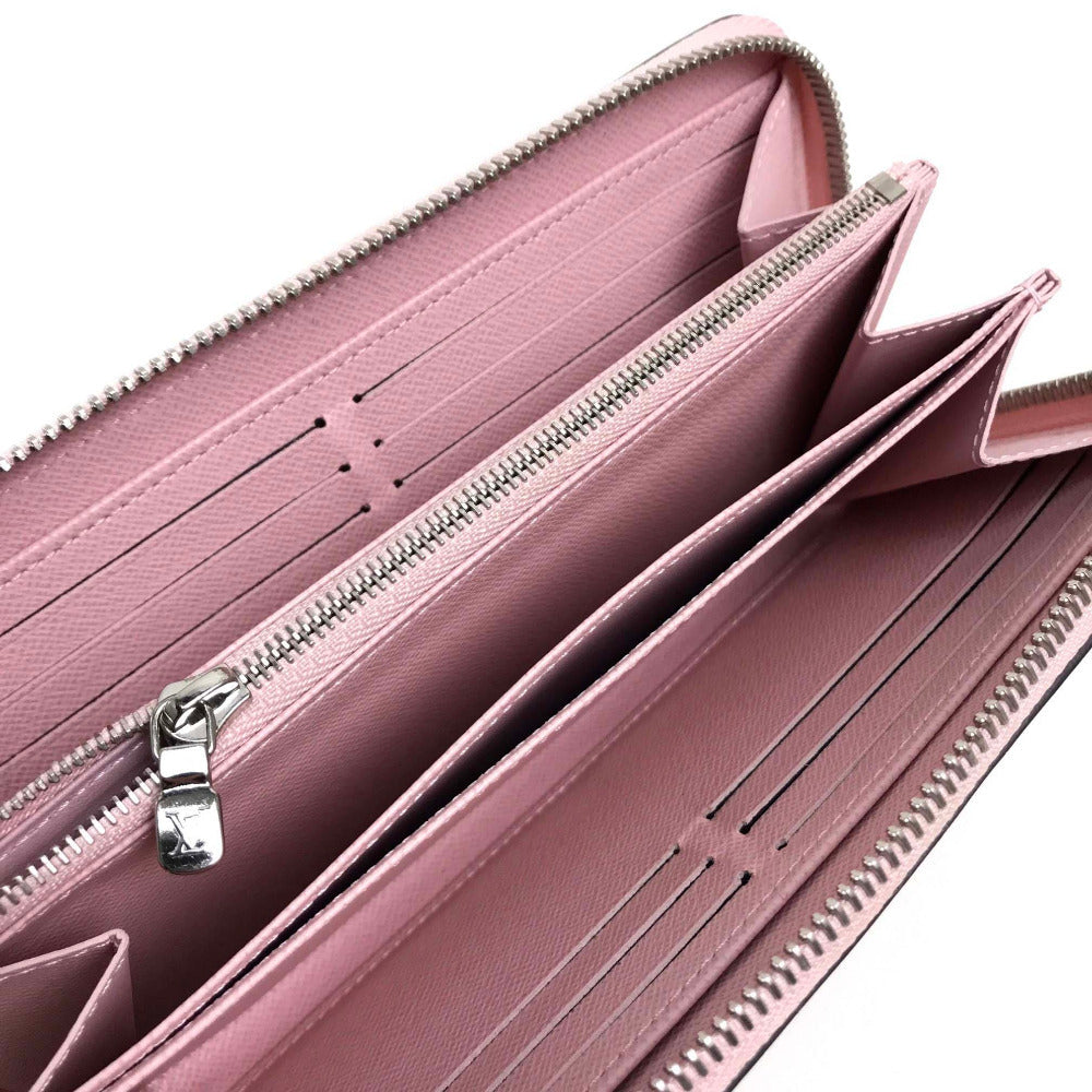 LOUIS VUITTON Long Wallet Purse M41740 Epi Leather pink Epi Zippy wallet