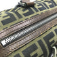 FENDI Handbag Canvas / leather Brown Zucca FF pattern Women Used Authentic