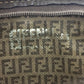 FENDI Shoulder Bag Plastics/Leather Brown Crossbody FF Zucca Pattern Women Used Authentic