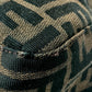 FENDI Shoulder Bag Canvas / leather Brown Zucca FF pattern Mamma Bucket Women Used Authentic