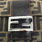 FENDI Shoulder Bag Canvas / leather Brown Zucca FF pattern Mamma Bucket Women Used Authentic