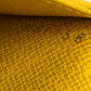 LOUIS VUITTON Long Wallet Purse M42087 Taiga Leather yellow Taiga Portefeuille Blaza mens Used Authentic