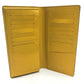 LOUIS VUITTON Long Wallet Purse M42087 Taiga Leather yellow Taiga Portefeuille Blaza mens Used Authentic