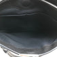 LOUIS VUITTON Handbag M33433 Taiga Leather Black x Silver Metal Taiga Anton Tote