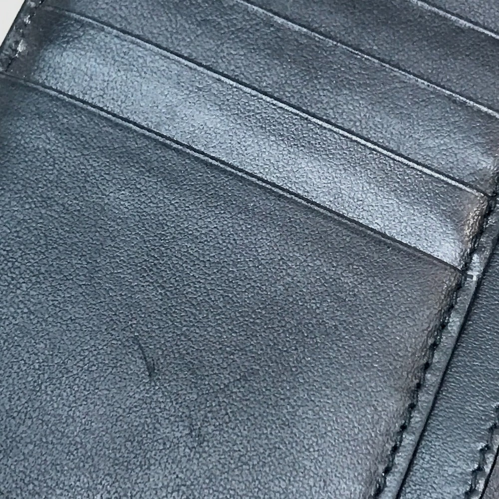 BURBERRY Long Wallet Purse 8016613 PVC / Leather Beige / black Cavendish mens Used Authentic