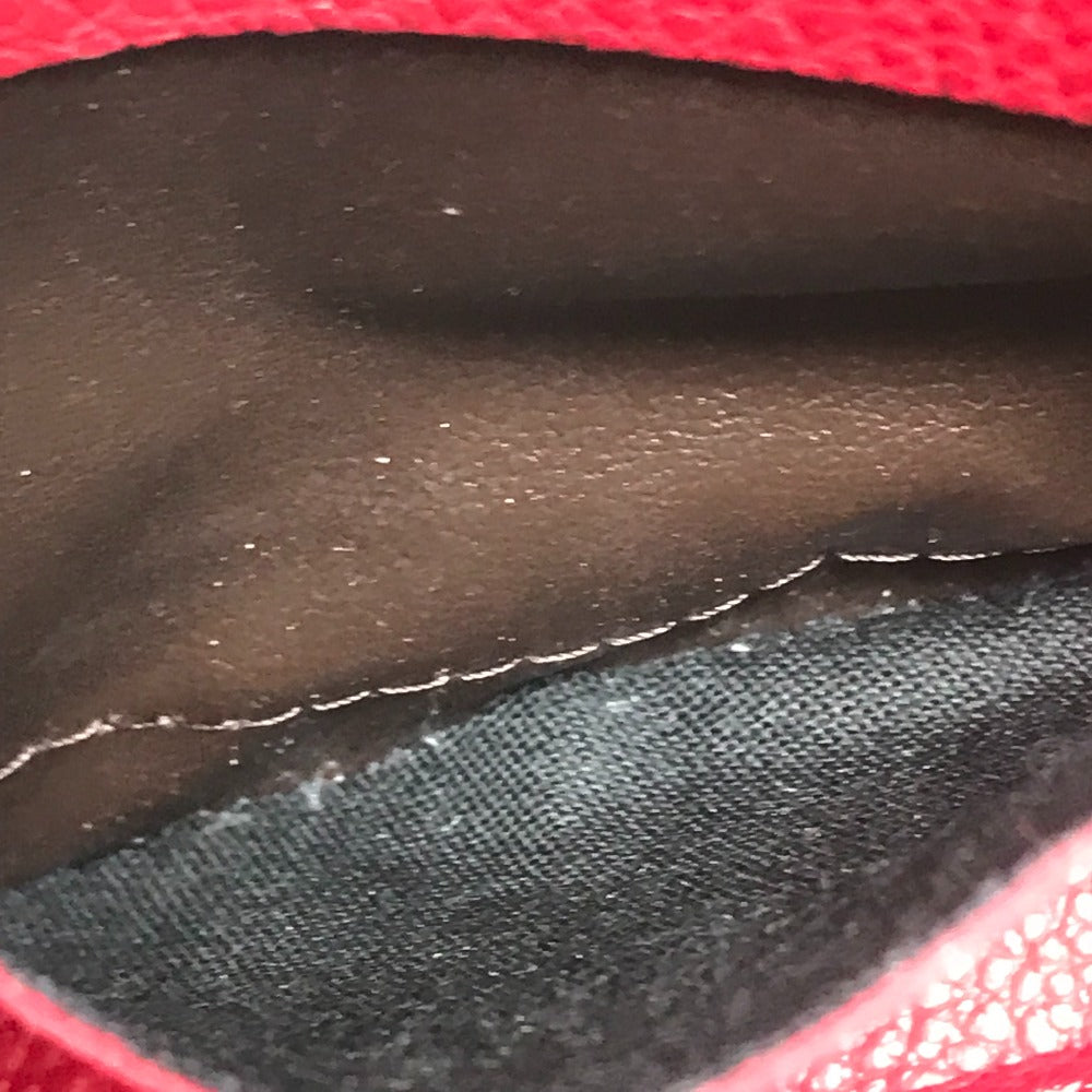 LOUIS VUITTON Long Wallet Purse M68571 Monogram Ann Platt Leather Red Monogram Ann Platt Zippy wallet Women Used Authentic