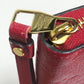 LOUIS VUITTON Long Wallet Purse M68571 Monogram Ann Platt Leather Red Monogram Ann Platt Zippy wallet Women Used Authentic