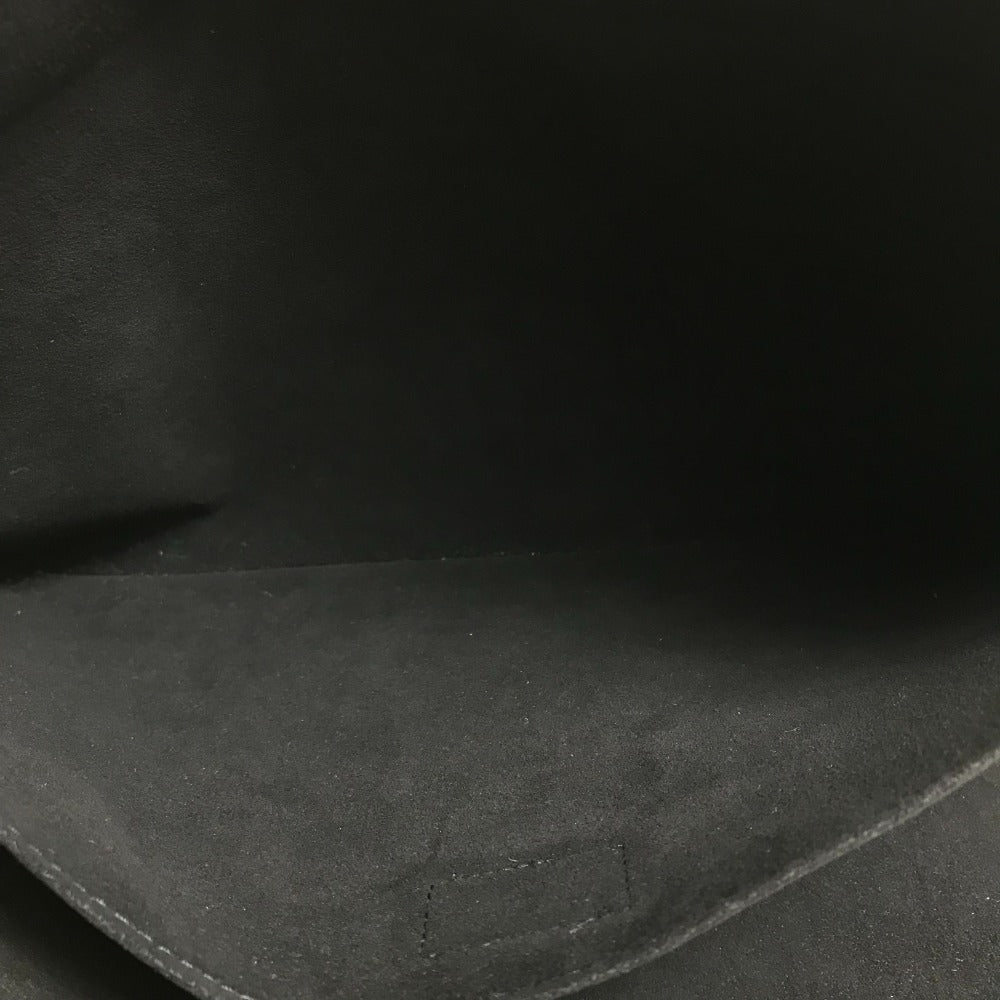 LOUIS VUITTON Clutch bag M67756 Taurillon Clemence Leather black LV Circle bag mens Used Authentic