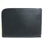 LOUIS VUITTON Clutch bag M67756 Taurillon Clemence Leather black LV Circle bag mens Used Authentic