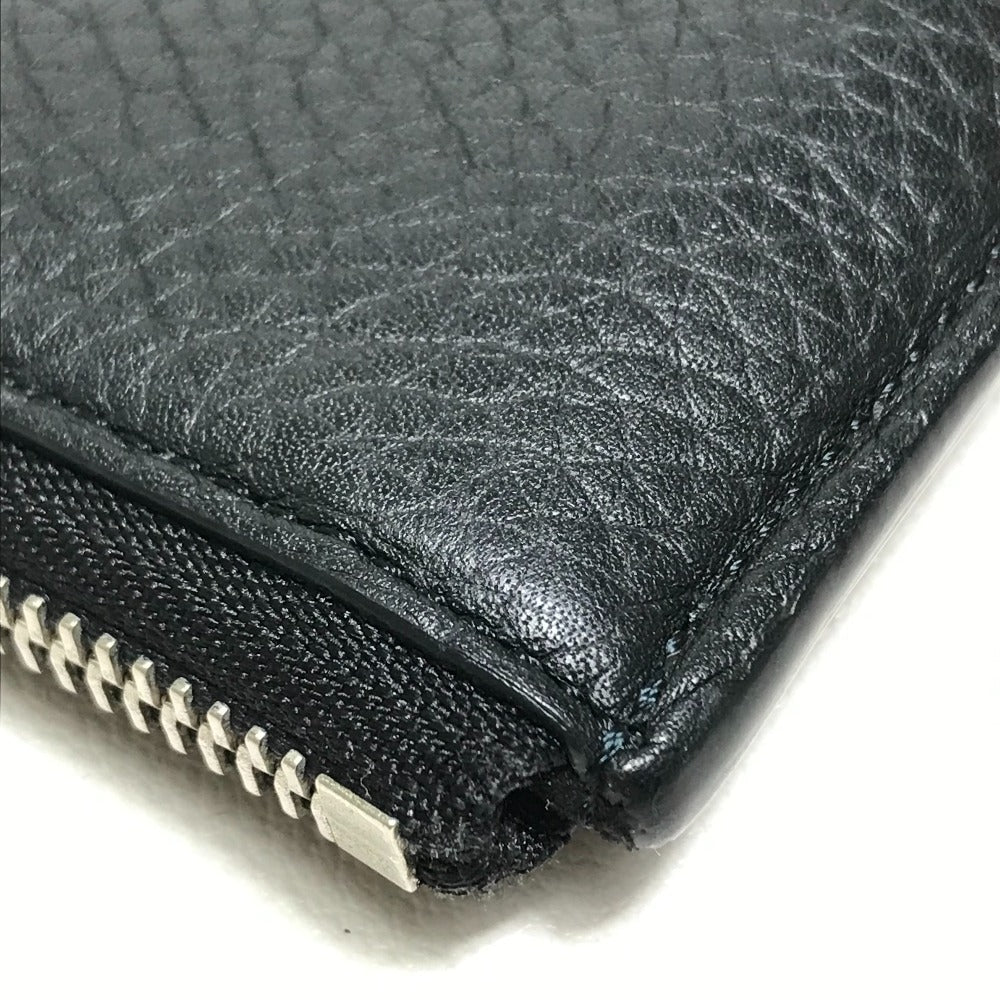 LOUIS VUITTON Clutch bag M67756 Taurillon Clemence Leather black LV Circle bag mens Used Authentic