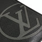 LOUIS VUITTON Clutch bag M67756 Taurillon Clemence Leather black LV Circle bag mens Used Authentic