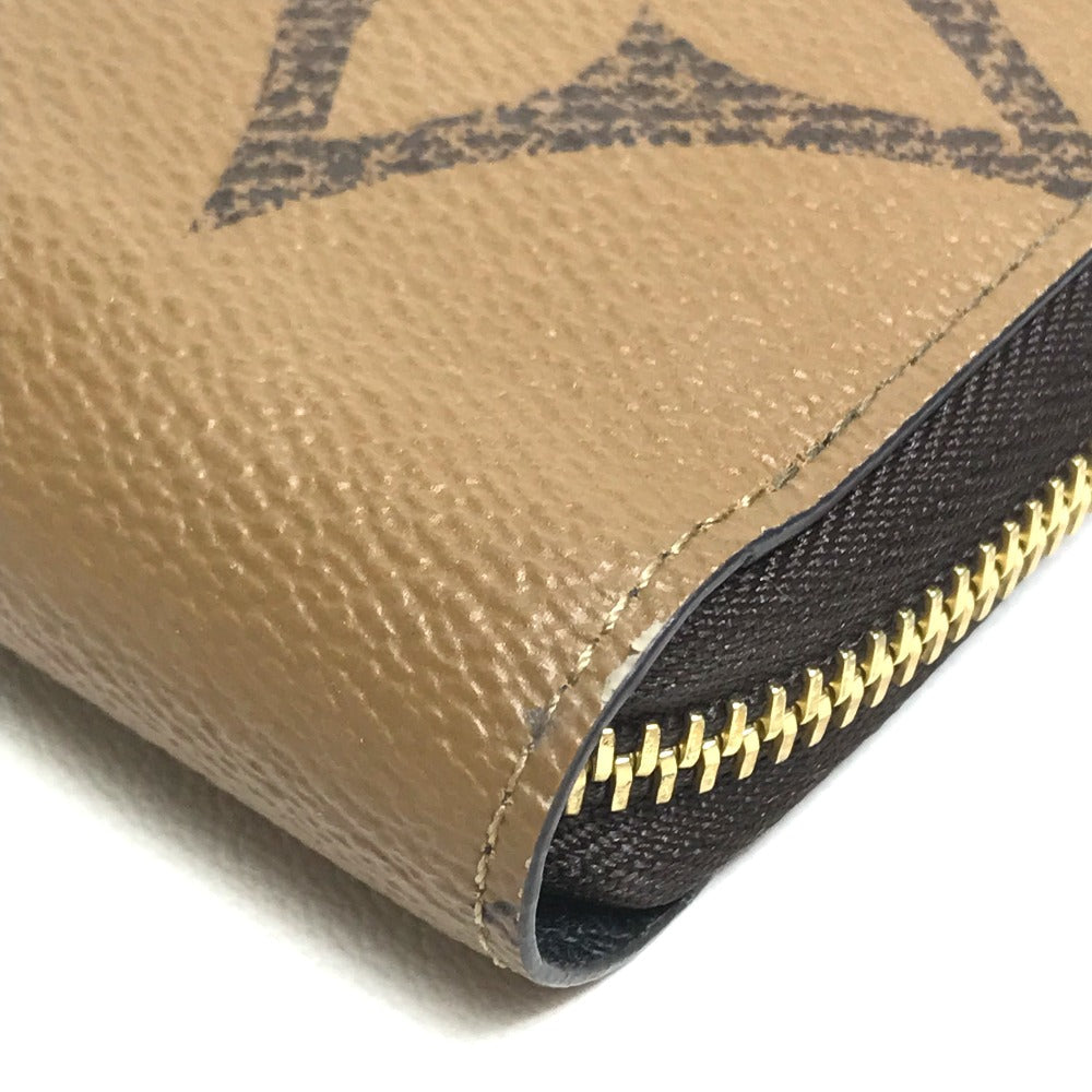 LOUIS VUITTON Long Wallet Purse M69353 Monogram giant canvas Brown type Monogram giant reverse Wallet Women Used Authentic