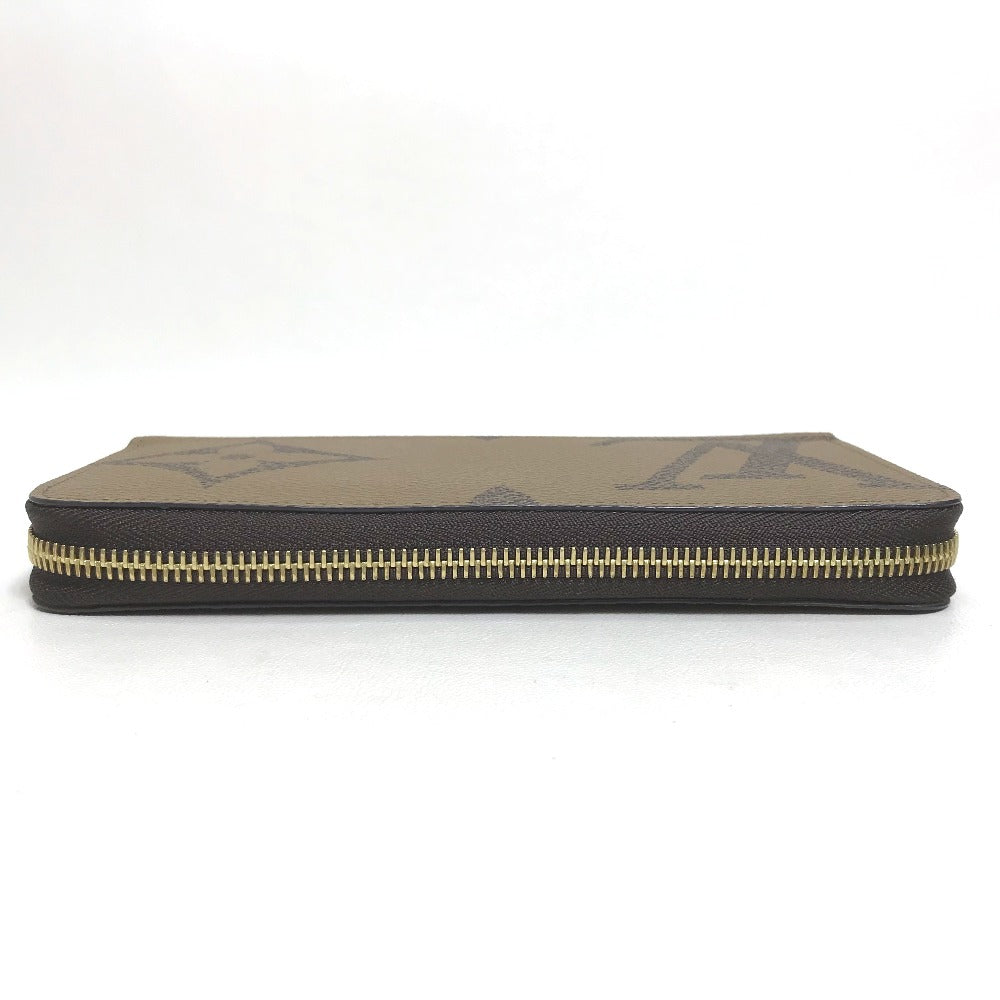 LOUIS VUITTON Long Wallet Purse M69353 Monogram giant canvas Brown type Monogram giant reverse Wallet Women Used Authentic