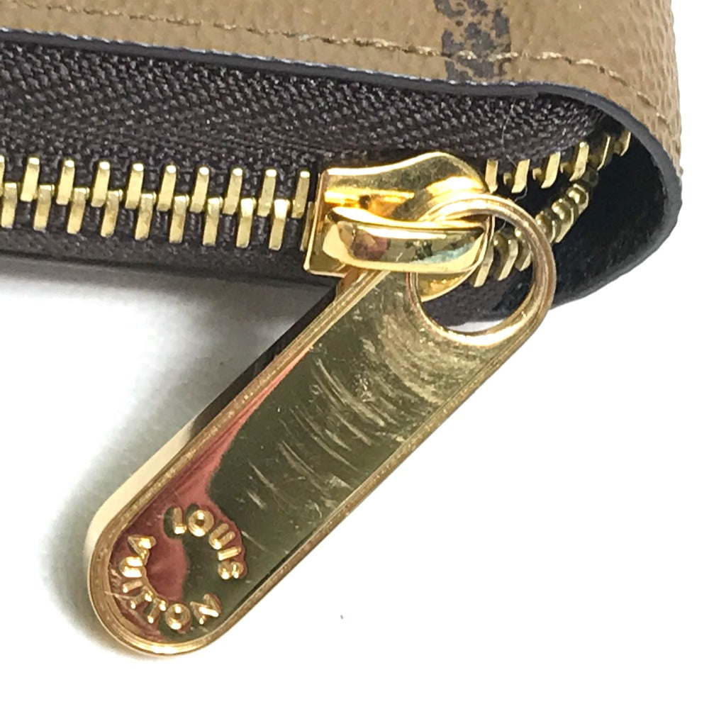 LOUIS VUITTON Long Wallet Purse M69353 Monogram giant canvas Brown type Monogram giant reverse Wallet Women Used Authentic