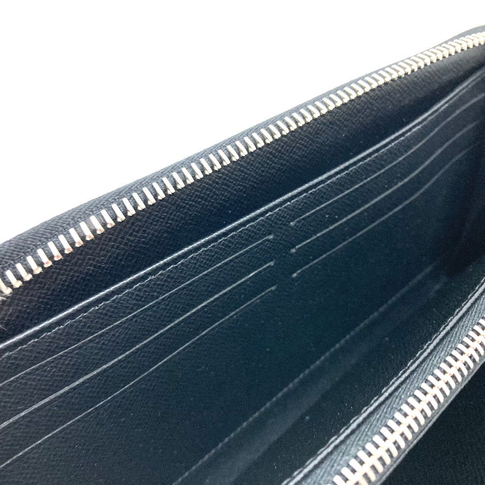 LOUIS VUITTON Long Wallet Purse M64838 Epi Leather black Epi Zippy wallet mens(Unisex) Used Authentic