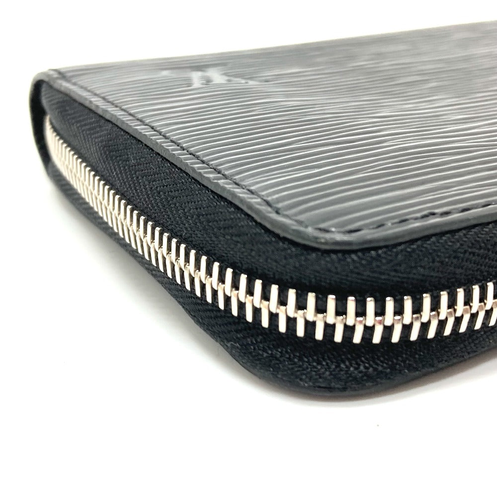 LOUIS VUITTON Long Wallet Purse M64838 Epi Leather black Epi Zippy wallet mens(Unisex) Used Authentic