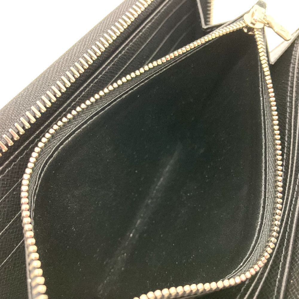 LOUIS VUITTON Long Wallet Purse M64838 Epi Leather black Epi Zippy wallet mens(Unisex) Used Authentic