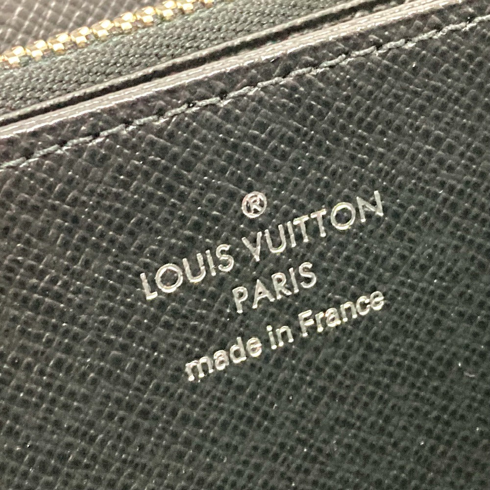 LOUIS VUITTON Long Wallet Purse M64838 Epi Leather black Epi Zippy wallet mens(Unisex) Used Authentic
