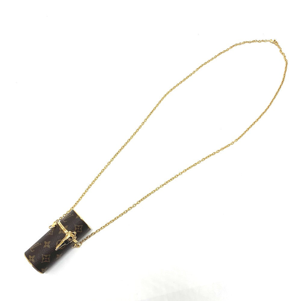 LOUIS VUITTON Shoulder Bag MP2406 Monogram canvas Brown Monogram Lip case Women Used Authentic